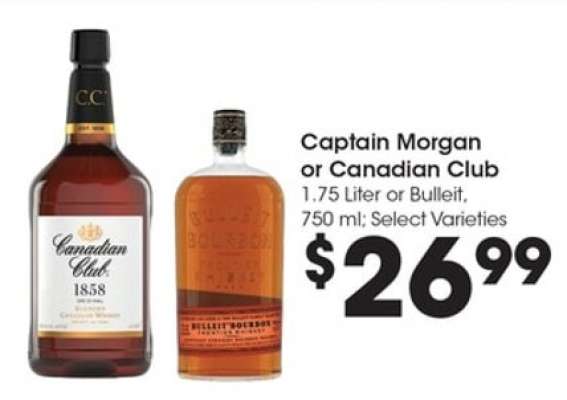 Captain Morgan or Canadian Club
