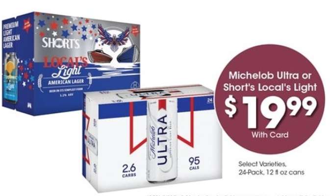 Michelob Ultra or Short's Local's Light