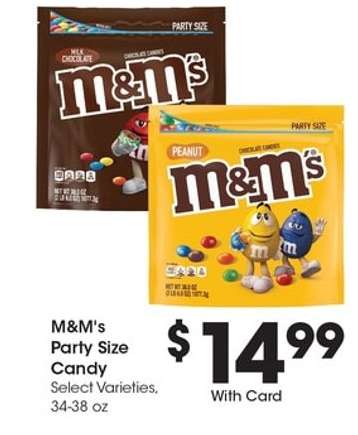 M&M's Party Size Candy