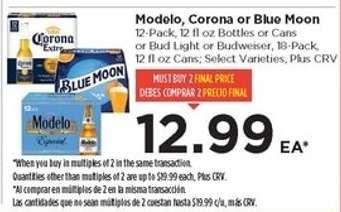 Modelo, Corona or Blue Moon