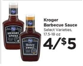 Kroger Barbecue Sauce