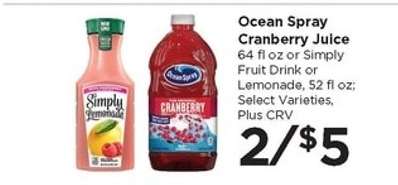 Ocean Spray Cranberry Juice