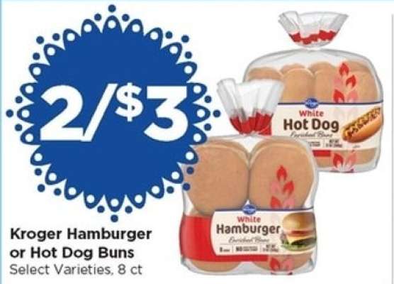 Kroger Hamburger or Hot Dog Buns