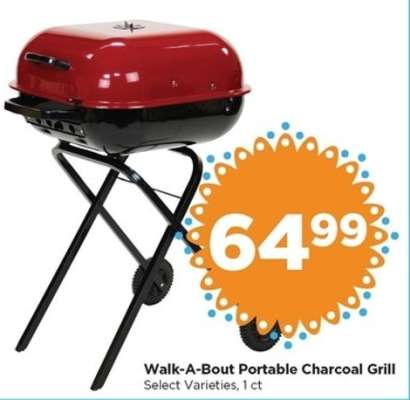 Walk-A-Bout Portable Charcoal Grill