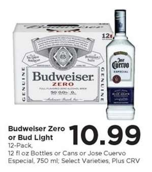 Budweiser Zero or Bud Light