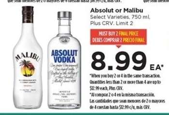 Absolut or Malibu