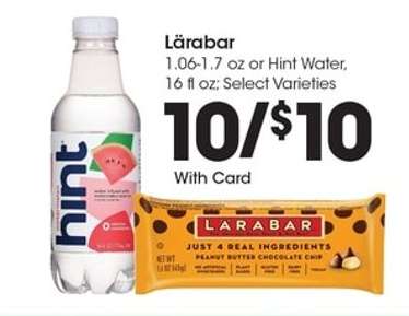Lärabar or Hint Water