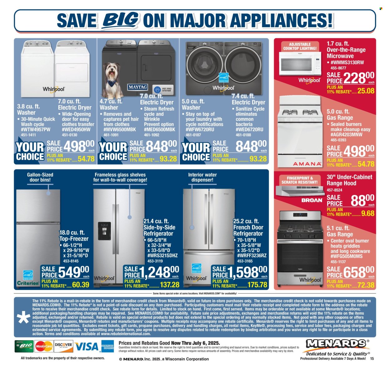 Menards ad - 06/26/2025 - 07/06/2025. Page 24