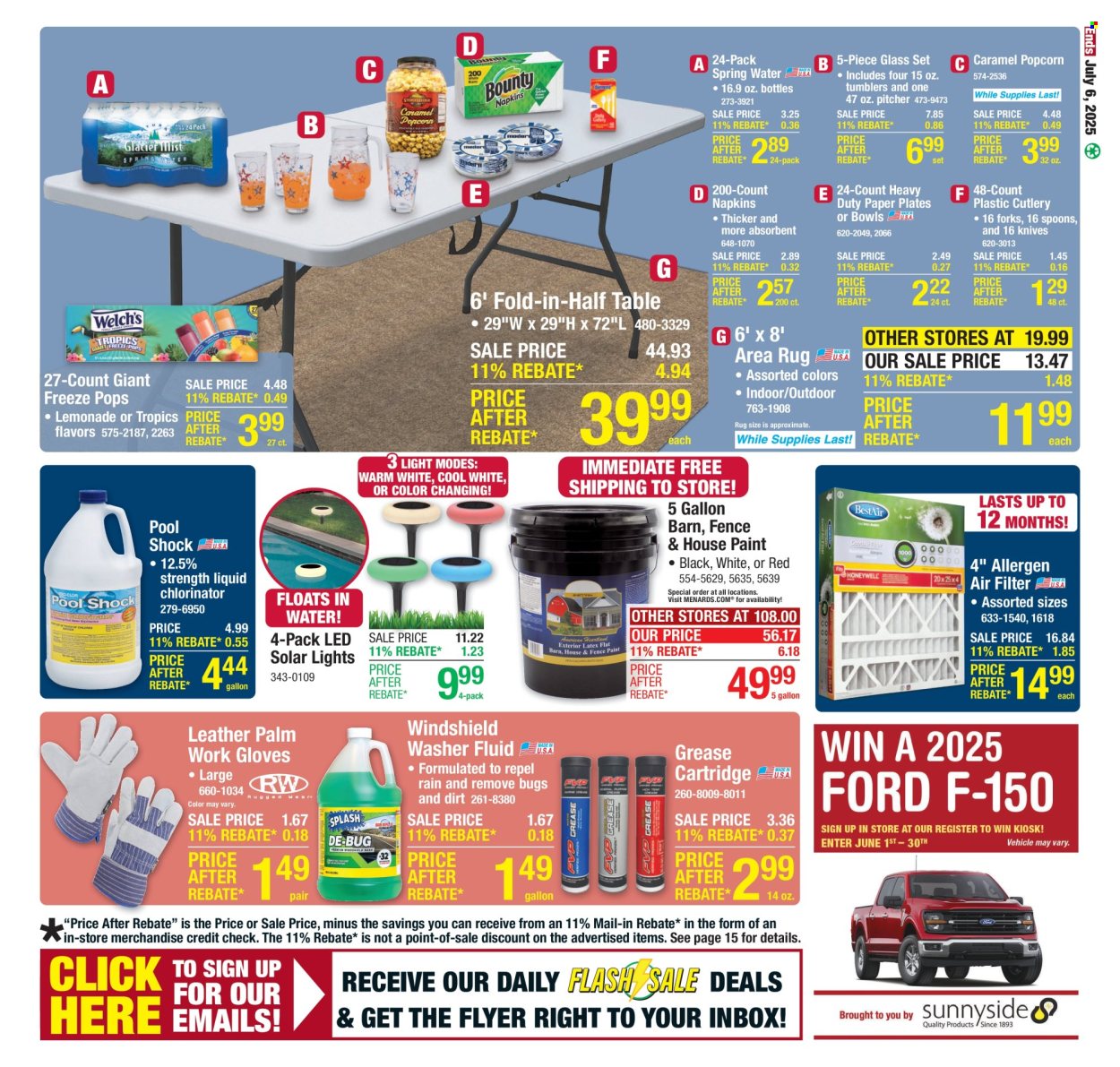 Menards ad - 06/26/2025 - 07/06/2025. Page 25