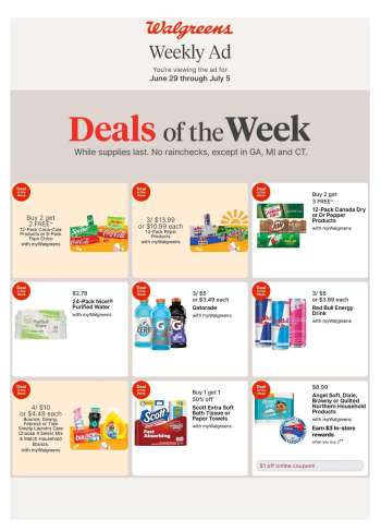 Walgreens Flyer - 06/29/2025 - 07/05/2025.