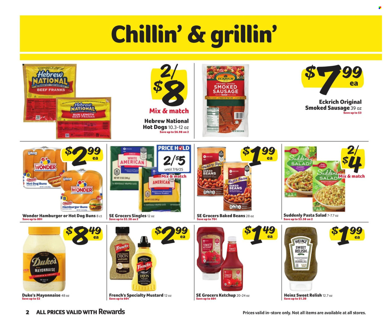 Winn Dixie ad - 06/25/2025 - 07/08/2025. Page 2