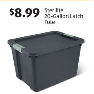 Sterilite 20-Gallon Latch Tote
