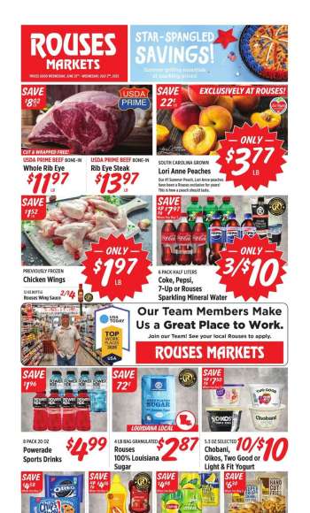 Rouses Markets Flyer - 06/25/2025 - 07/02/2025.