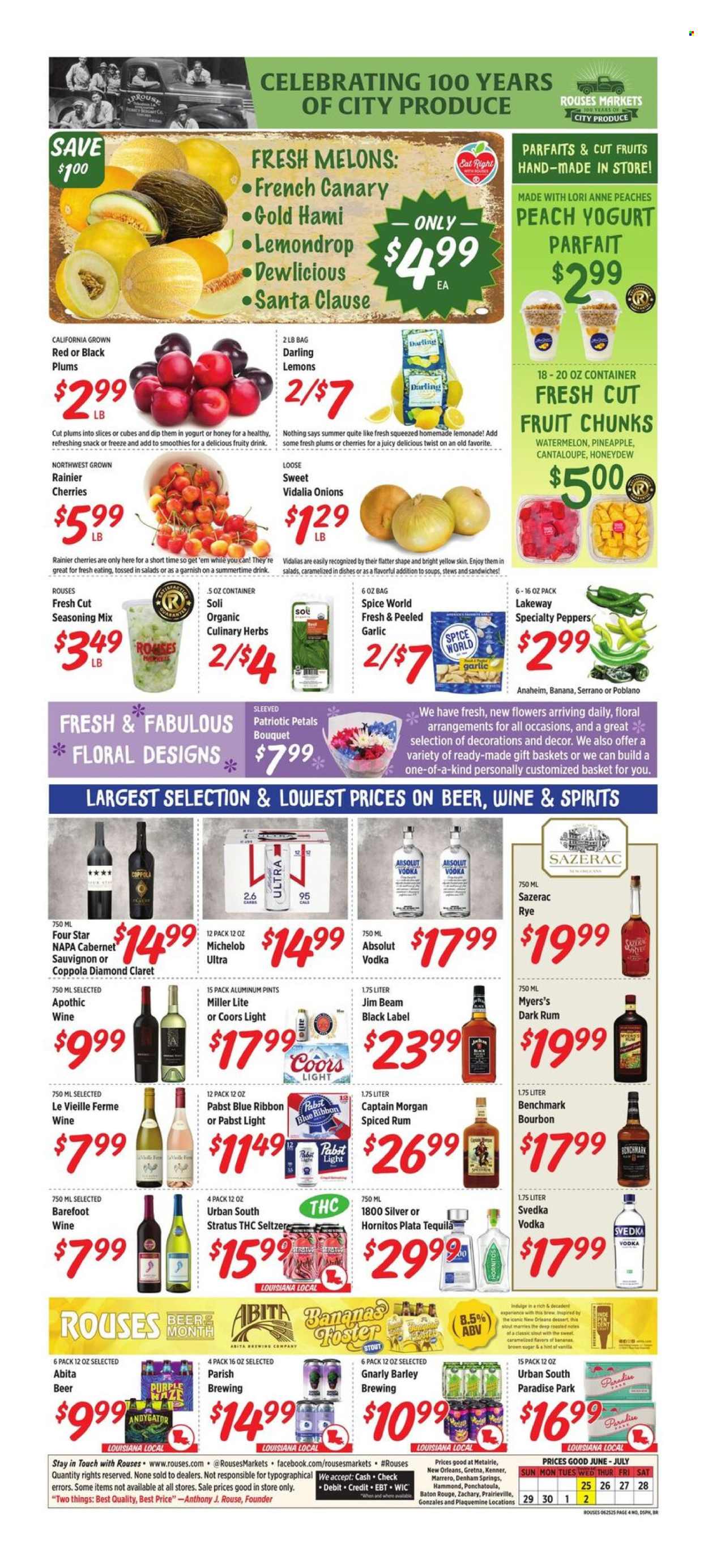 Rouses Markets ad - 06/25/2025 - 07/02/2025. Page 6