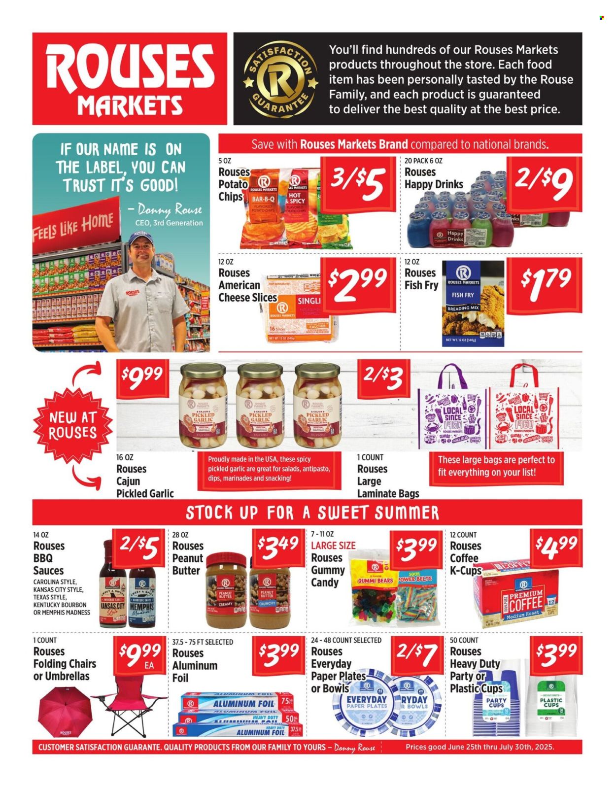 Rouses Markets ad - 06/25/2025 - 07/30/2025. Page 1