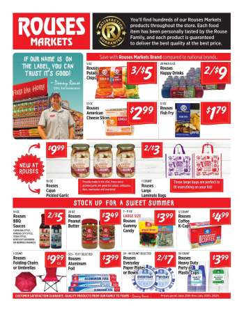 Rouses Markets Flyer - 06/25/2025 - 07/30/2025.