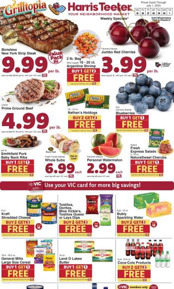 Harris Teeter Flyer - 06/25/2025 - 07/01/2025.