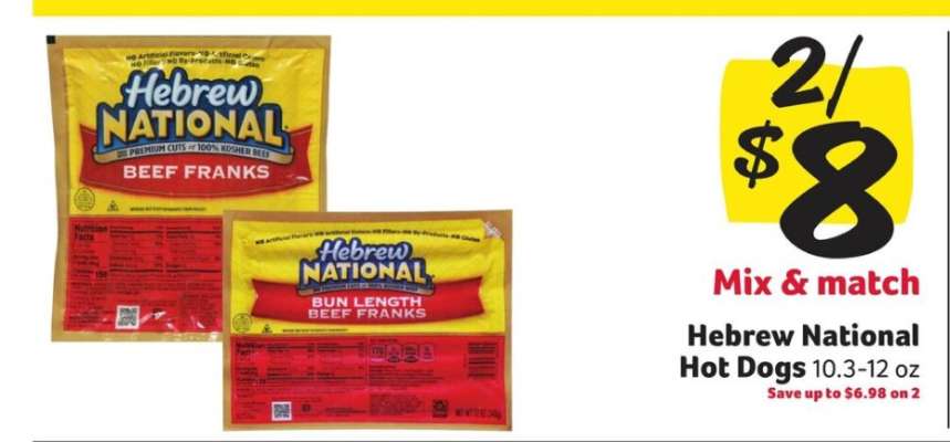 Hebrew National Hot Dogs