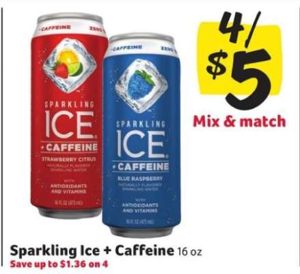 Sparkling Ice + Caffeine