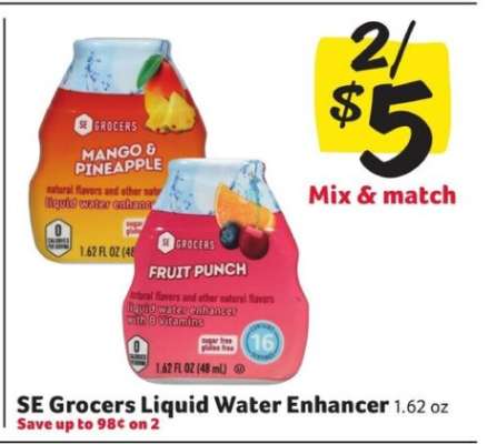 SE Grocers Liquid Water Enhancer