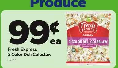 Fresh Express 3 Color Deli Coleslaw