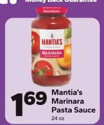 Mantia's Marinara Pasta Sauce