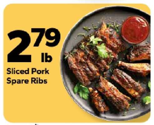 Sliced Pork Spare Ribs