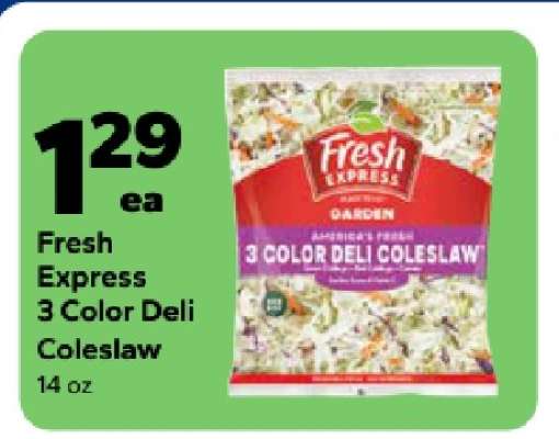Fresh Express 3 Color Deli Coleslaw