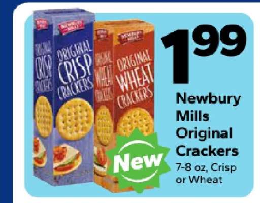 Newbury Mills Original Crackers