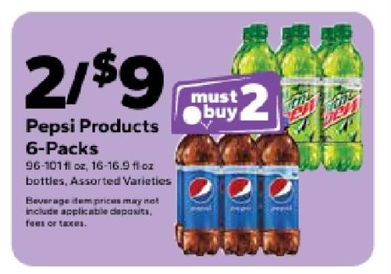 Pepsi Products 6-Packs