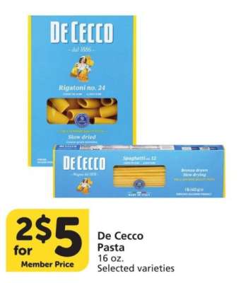 De Cecco Pasta - 16 oz. Selected varieties