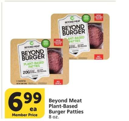 Beyond Meat Plant-Based Burger Patties - 8 oz.