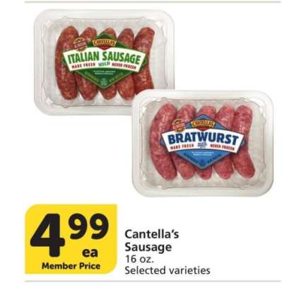 Cantella's Sausage - 16 oz. Selected varieties