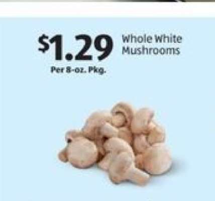 Whole White Mushrooms