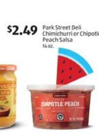 Park Street Deli Chimichurri or Chipotle Peach Salsa