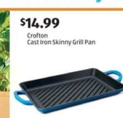 Crofton Cast Iron Skinny Grill Pan
