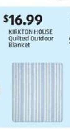 KIRKTON HOUSE Quilted Outdoor Blanket