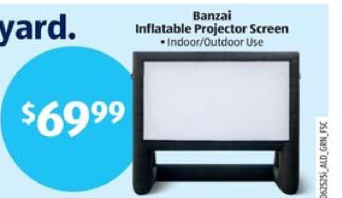 Banzai Inflatable Projector Screen