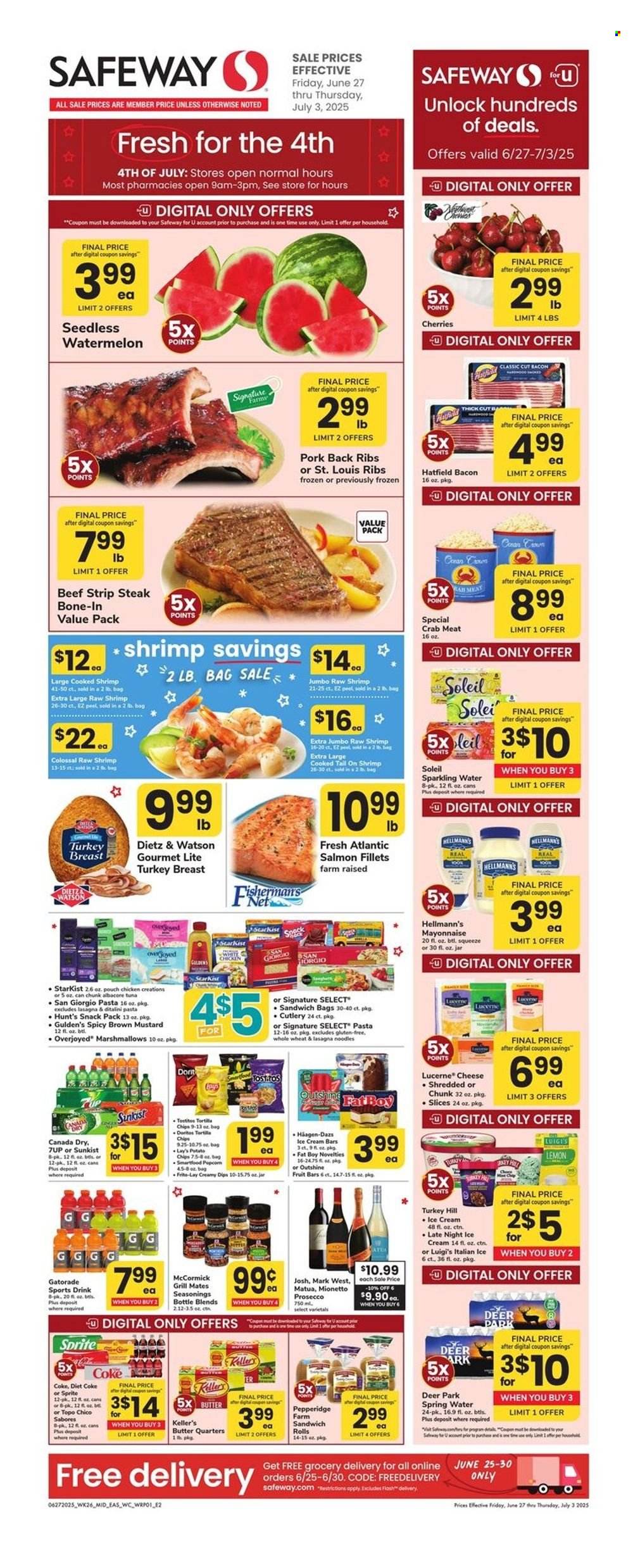 Safeway ad - 06/27/2025 - 07/03/2025. Page 1