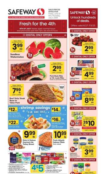 Safeway Flyer - 06/27/2025 - 07/03/2025.