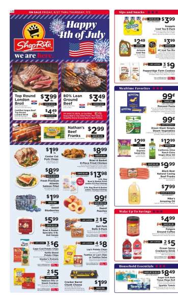 ShopRite Flyer - 06/27/2025 - 07/03/2025.