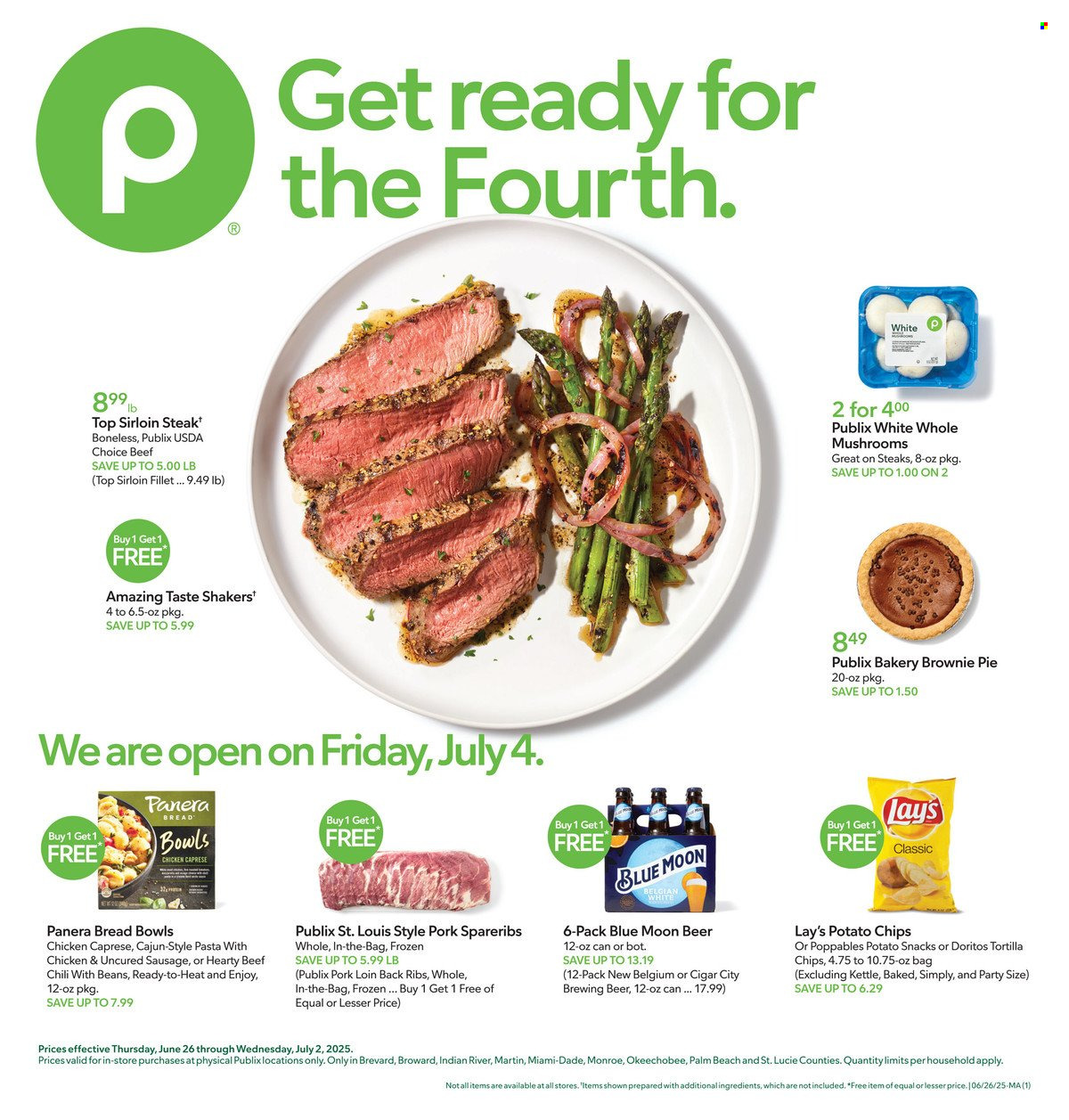 Publix ad - 06/26/2025 - 07/02/2025. Page 1