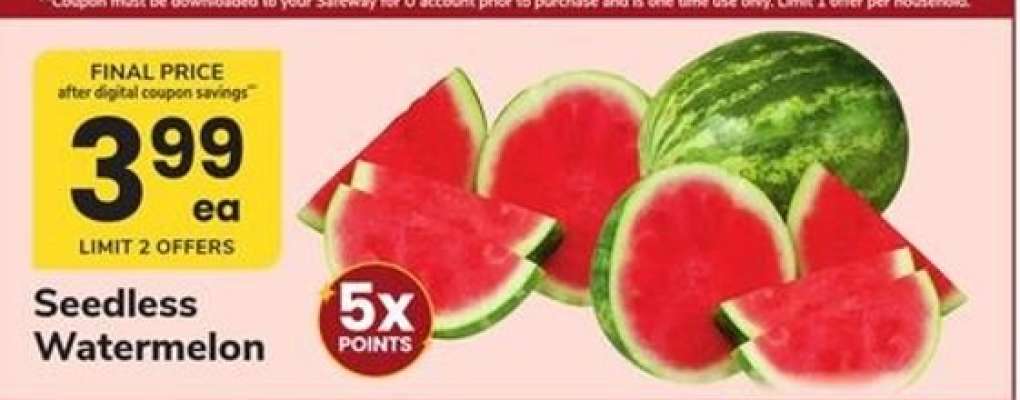 Seedless Watermelon