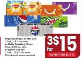 Pepsi, Diet Pepsi, Or Mtn Dew