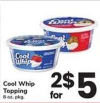 Cool Whip topping