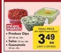 Produce Dips
