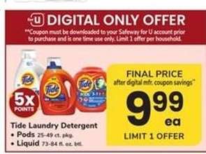 Tide Laundry Detergent