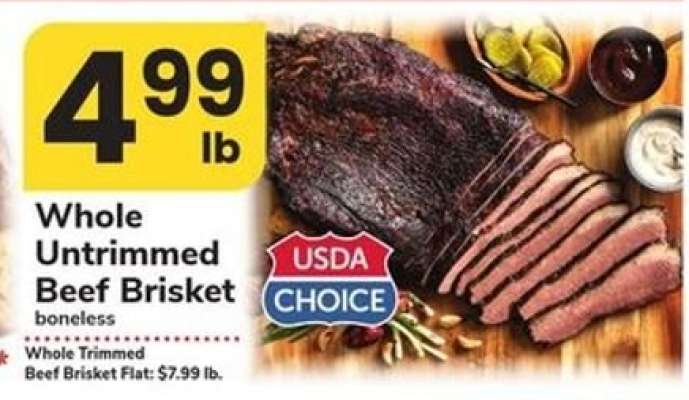 Whole Untrimmed Beef Brisket