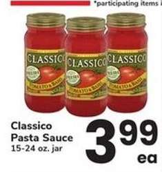Classico Pasta Sauce