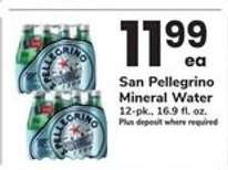 San Pellegrino Mineral Water
